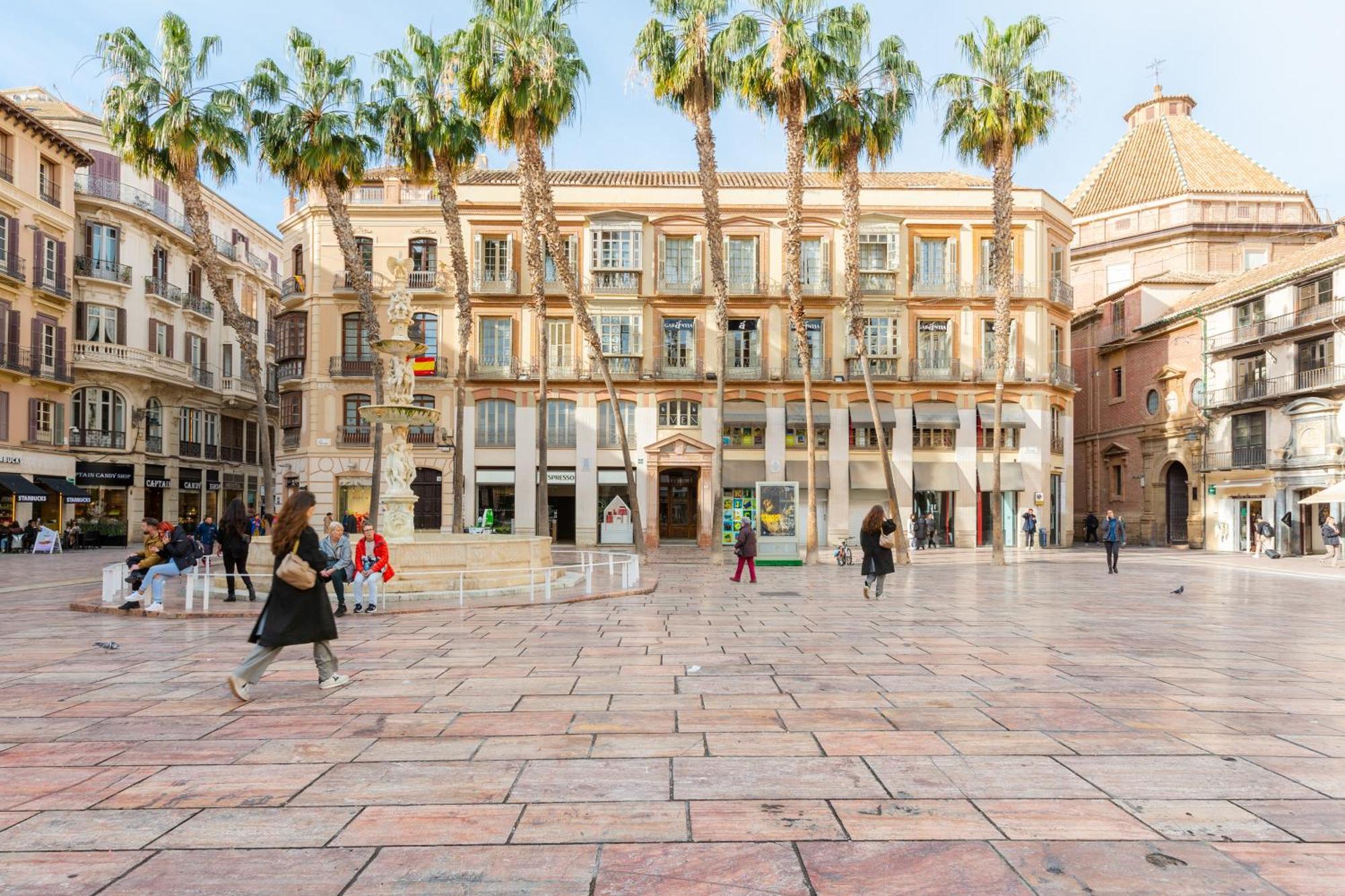 Appartement Plaza De La Constitucion à Málaga Extérieur photo
